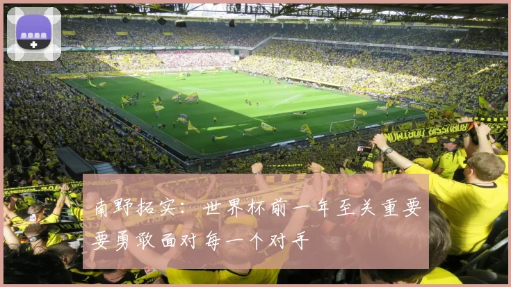 南野拓实：世界杯前一年至关重要要勇敢面对每一个对手